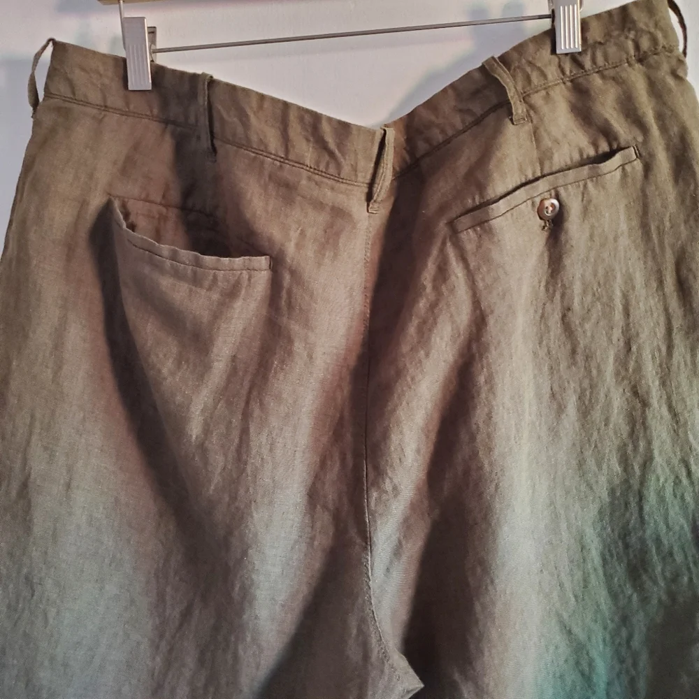 J.crew Men's 100% Linen Shorts Waist 40 9